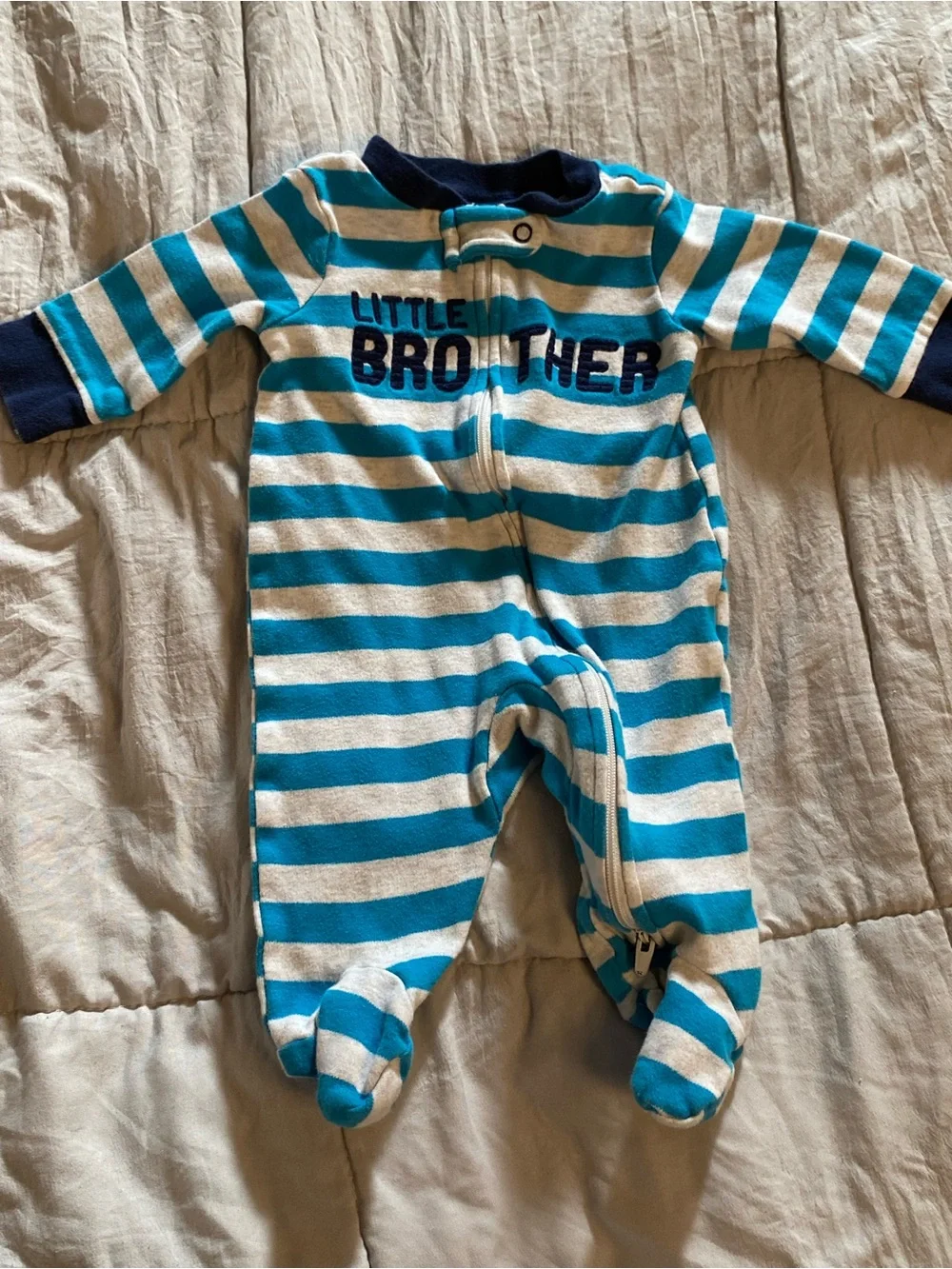 5 piece Assorted Baby Rompers - Camo, Yellow, Striped & Space Prints